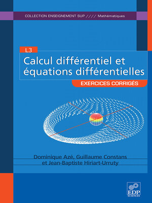 cover image of Calcul différentiel et équations différentielles